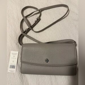 $ Drop! Tory Burch Wallet on Detachable Crossbody Strap